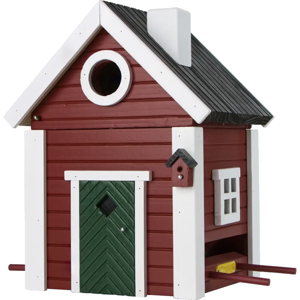 Vogelhaus Rot