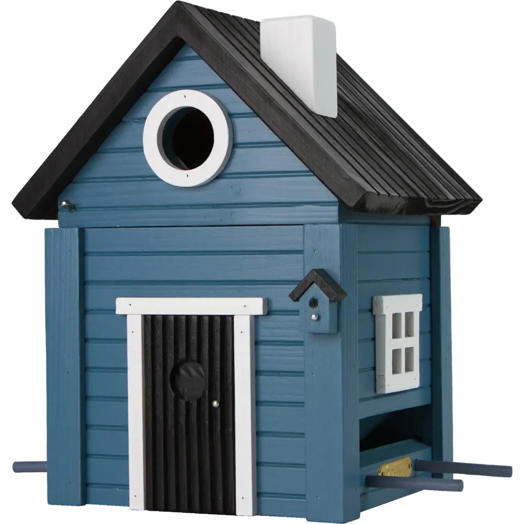 Vogelhaus Blau