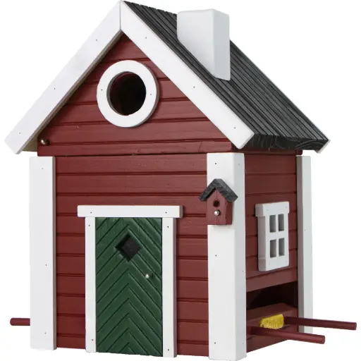 Vogelhaus Rot